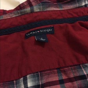 Red baby boys Tomy Hilfiger shirt